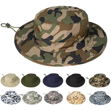 Sun Hats for Men Women Boonie Hat Foldable Fishing Hat UPF 50+ Bucket Hat for Fishing Hiking Garden Safari Beach