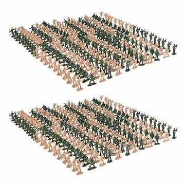 720Pcs 1/72 DIY Simulation Plastic Soldiers Figurine Figures Model Mini Figures Sand Table Accessories