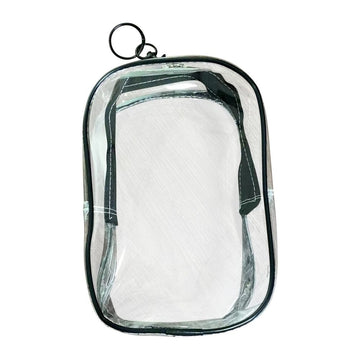 Protective Case for Plush Doll, Clear Hanging Display Case, Doll Storage Bag, PVC Storage Case Cover for Figures, Dolls (Black)