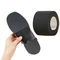 Baby boy's shoes with anti-slip sole stickers from Everything Baby, self-adhesive grips for safety on ice, snow, indoor, and outdoor surfaces.