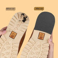 Non-slip shoe sole stickers for boys' boots and sneakers, anti-slip grips for ice, snow, and indoor outdoor safety, self-adhesive.