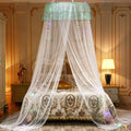 Princess dome mosquito net bed for girls, sheer canopy tent for twin beds or cribs, elegant kids room decor, easy to install.
