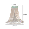 Princess dome mosquito net bed canopy for girls, sheer and elegant, perfect for twin beds and kids’ rooms, easy to install.