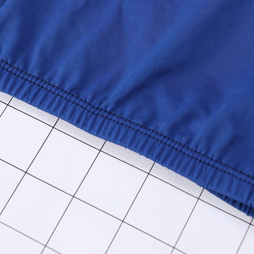 Two stretchable adult swim caps made of quick-dry polyester fabric, designed for comfortable fit and water resistance.