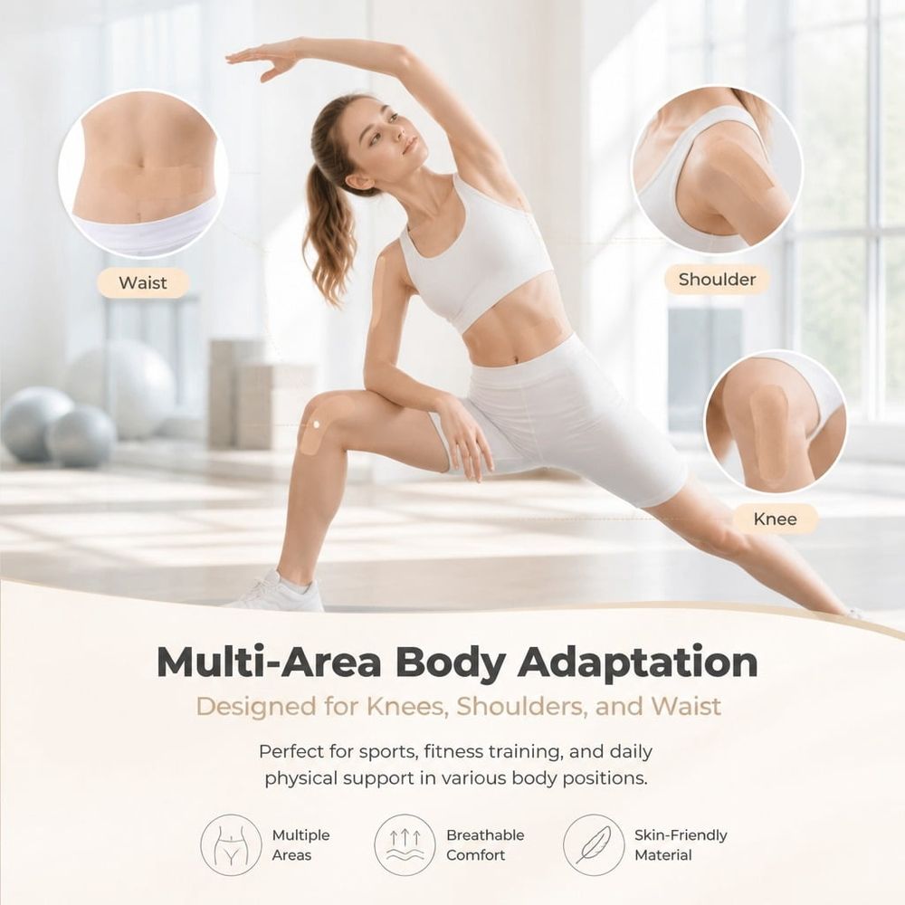 30-pack waterproof belly tape by Everything Baby, elastic tummy control tape for postpartum, sagging skin, and thigh lifts.
