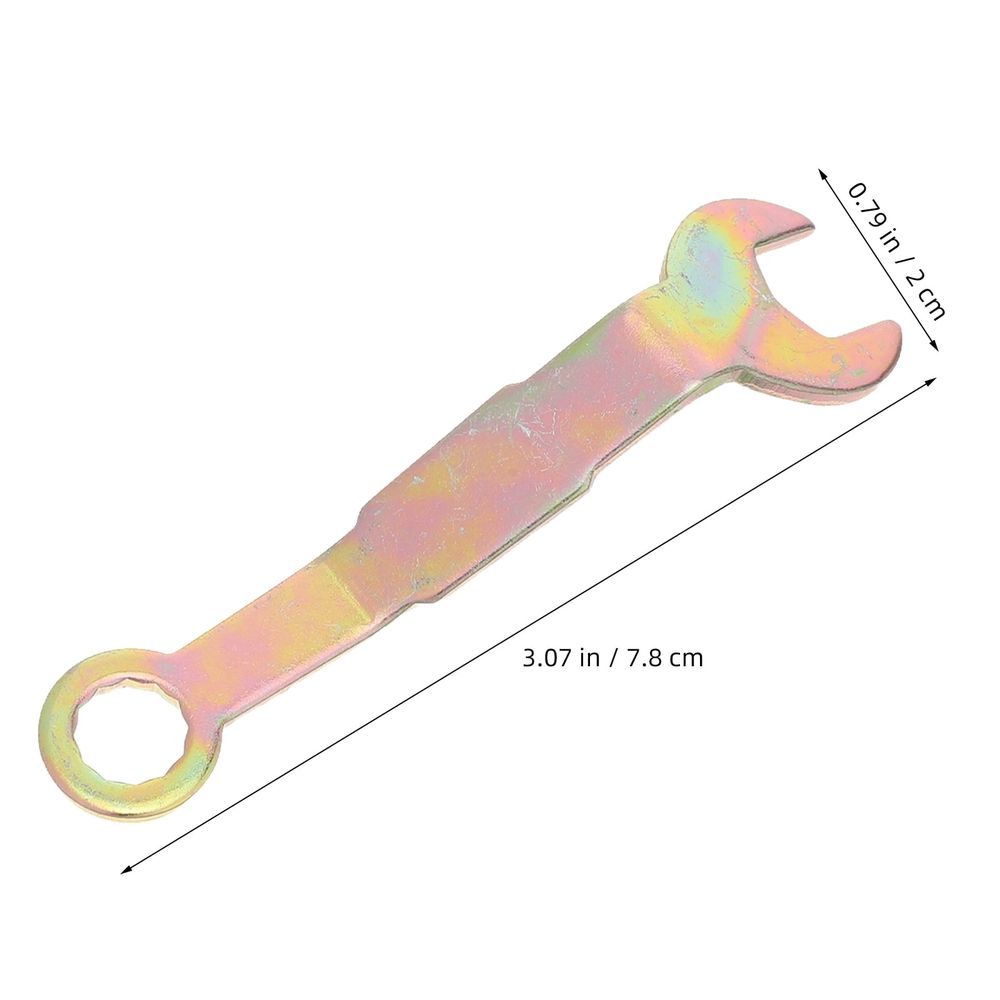 Multi-color iron pocket door hardware wrench from Everything Baby, designed for easy use with baby and kids' outdoor play equipment.