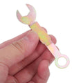 Multi-color iron pocket door hardware wrench for home use, designed for easy installation of baby and kid's outdoor play equipment.