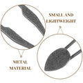 Black metal pyrography nibs for wood burning and artistic crafts, suitable for creative projects and detailed drawing.