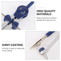 Professional zinc alloy drafting compass set for students, used for precise drawing and outdoor play activities.