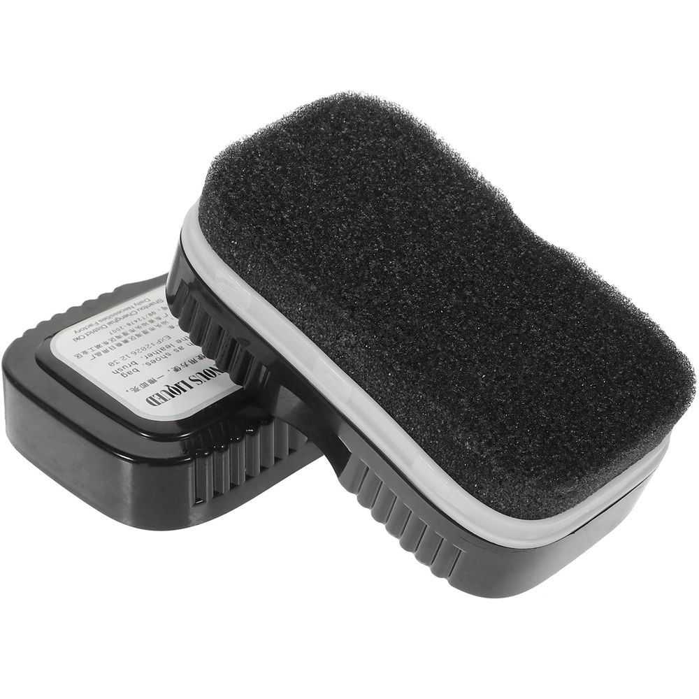 Double-sided white shoe polish sponge from Everything Baby, soft and durable for home or travel use.