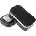 Double-sided white shoe polish sponge from Everything Baby, soft and durable for home or travel use.