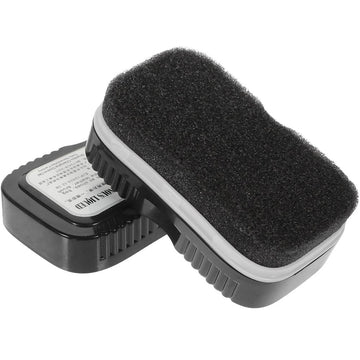Double-sided white shoe polish sponge from Everything Baby, soft and durable for home or travel use.