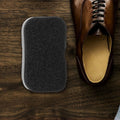 Double-sided white shoe polish sponge by Everything Baby, soft, durable, portable for home or travel use.
