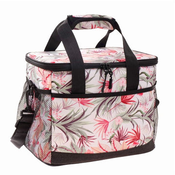 Leaf camouflage 14L waterproof insulated lunch bag by Everything Baby, soft leakproof liner, ideal for work, picnics, and beach outings.