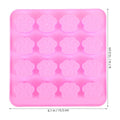 Two paw-shaped silicone molds for candy, chocolate, and dessert baking, perfect for home use and fun baking projects.