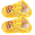 Pair of breathable, soft sole girls' shoes in Chinese style, comfortable footwear for kids, by Everything Baby.