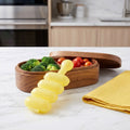 Three-piece rice mold set by Everything Baby for pretend play, featuring colorful plastic molds for shaping rice in kids' toy kitchen fun.