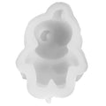Transparent silicone mold of a cute sleeping bear for baking, training, or DIY projects, designed for baby and kids nursing and feeding.