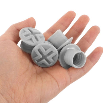 12-Pack Plastic Slide Screw Caps Replacement Covers for Grey Outdoor Playground Slides, and Easy to Install Accessories