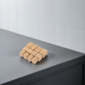 Mini haystack model set for rustic farmhouse decor and farm scene accessories, suitable for kids outdoor play and model making.