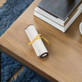 Two vintage white Xuan rice paper rolls for painting, drawing, and artistic writing, ideal for kids' art and craft projects.