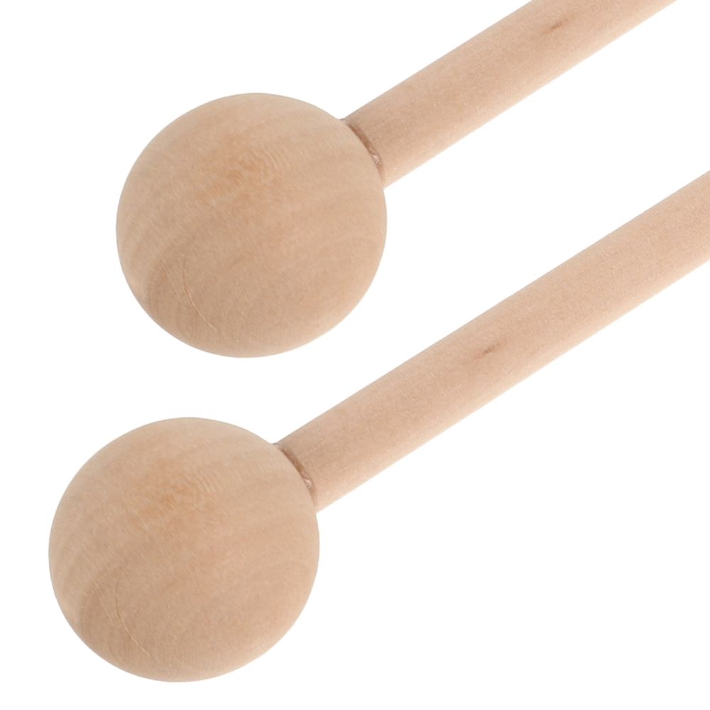 Two wooden xylophone mallets for kids, designed for early music education and kindergarten musical activities.