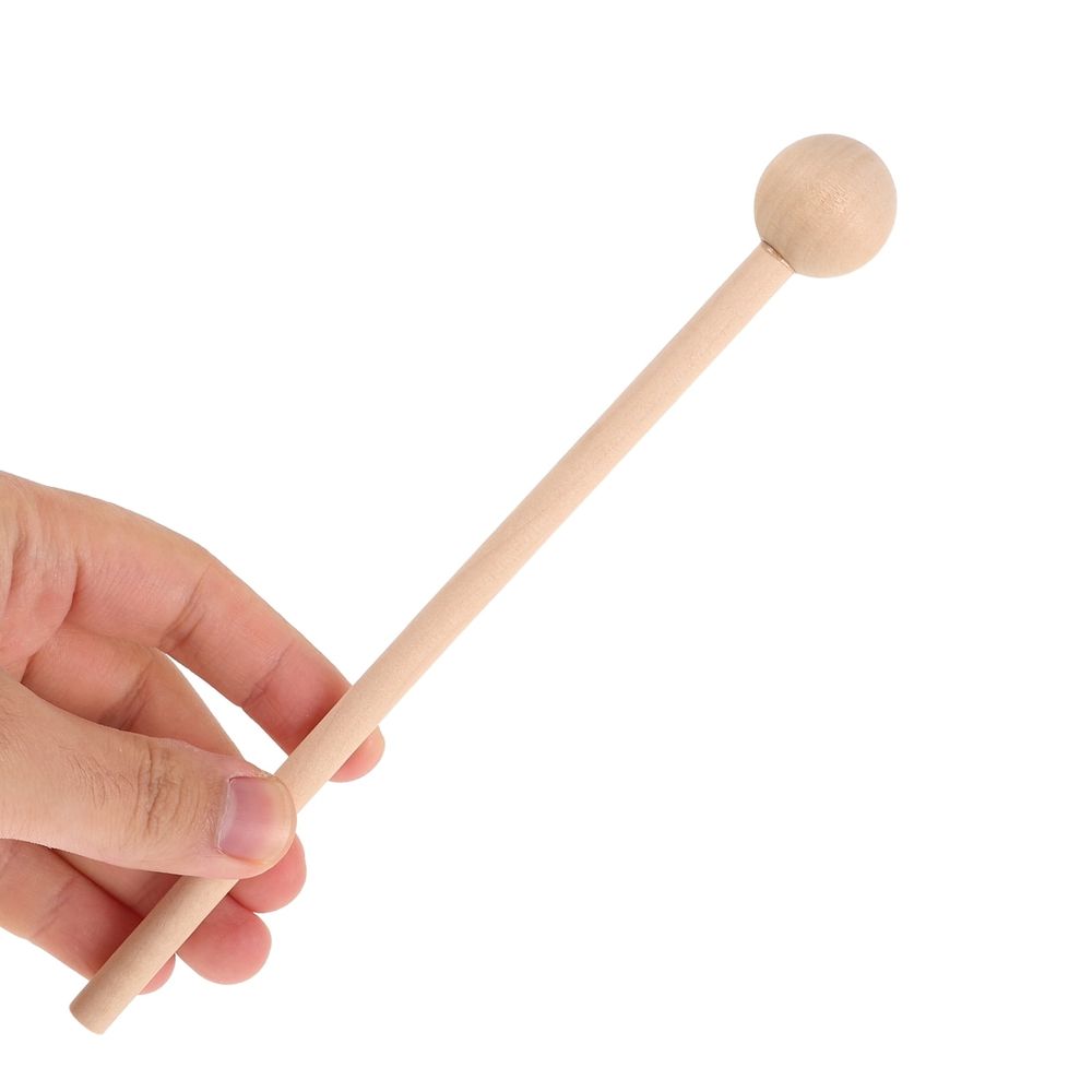 Set of two wooden xylophone mallets for kids, designed for early music education and kindergarten musical activities.