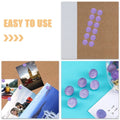 Set of 20 rhinestone thumb tacks from Everything Baby, decorative push pins for bulletin and cork boards, sparkling and colorful.