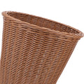 Woven plastic waste basket with large capacity for household use, suitable for kids' rooms and toy storage by Everything Baby.