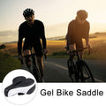 White thick gel mountain bike saddle with central airflow and reflective back, designed for kids' bikes and scooters by Everything Baby
