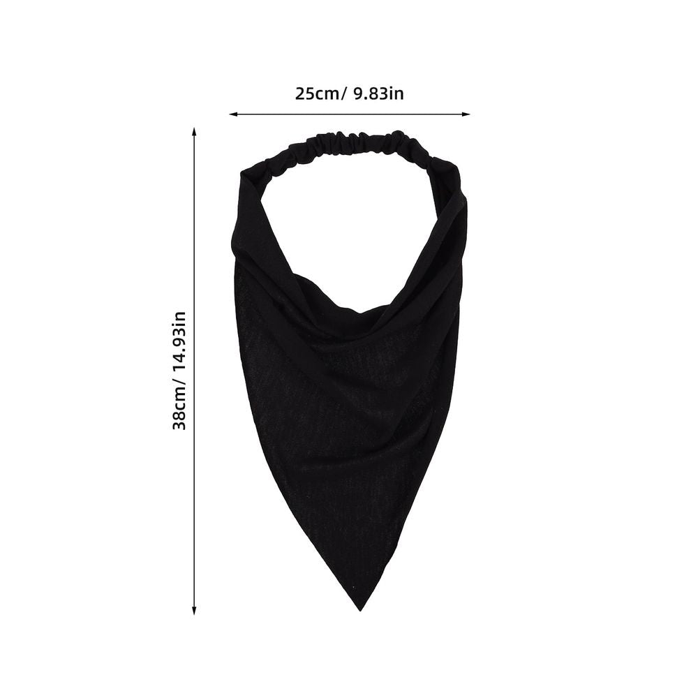 Black triangle headscarf for boys from Everything Baby, casual outing accessory made of soft cloth, perfect for kids' everyday wear.