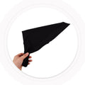 Black triangle headscarf for boys, casual outings, made of soft cloth, suitable for kids' sleepwear by Everything Baby.