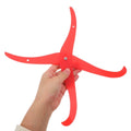 Red plastic calipers for clay and pottery, precision measurement tool for kids' outdoor play equipment by Everything Baby.