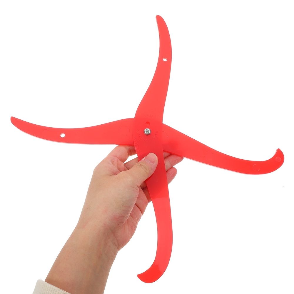 Red plastic calipers for clay and pottery, precision measurement tool for kids' outdoor play equipment by Everything Baby.