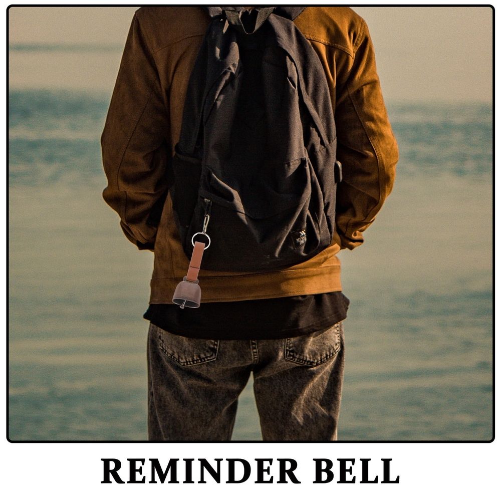 Durable bear bell for camping and hiking safety, designed for kids, by Everything Baby, outdoor play equipment for outdoor adventures.