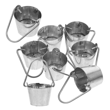 Small metal mini pail buckets for indoor outdoor decor, crafts, garden, party, and home decoration by Everything Baby.