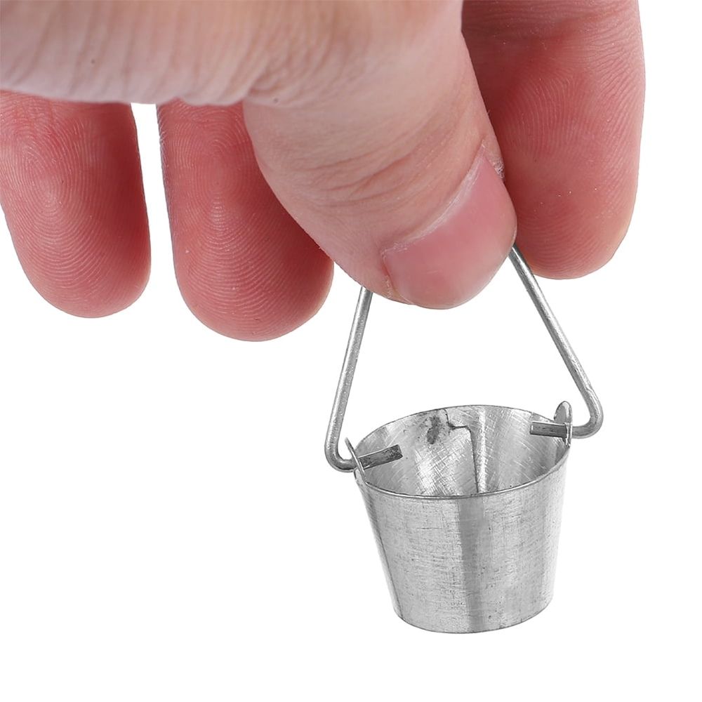 Small metal mini pail buckets for indoor outdoor decor, crafts, garden, and party decoration by Everything Baby.