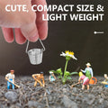 Small metal mini pail buckets for indoor outdoor decor, crafts, garden, and party decorations by Everything Baby.