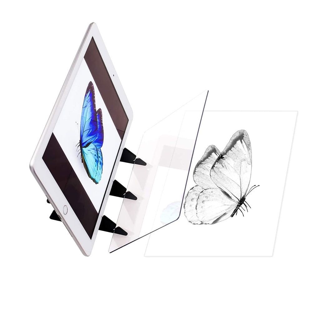 Drawing reflection board for kids, colorful toy for art and drawing activities, suitable for mobile phones and tablets by Everything Baby.