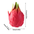 Realistic dragon fruit squishy stress ball with soft, slow-rising texture, portable and odorless, ideal for kids and students.