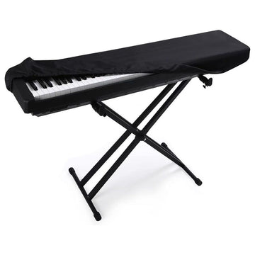 Piano Keyboard Dust Cover, 88 Keys Piano Music Keyboard Cover, Stretchy Electronic Keyboard Piano Cover with Elastic Cord Locking Clasp (88 Keys,only one protective cover)