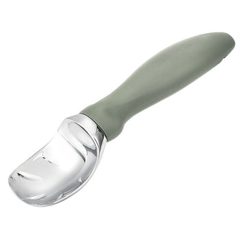Ice Cream Scoop - Dishwasher Safe Metal Ice Cream Scooper, Heavy Duty Kitchen Tool with Soft Grip Anti-Freeze Handle, Perfect for Frozen Yogurt, Sorbet, (green)