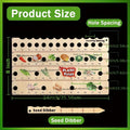 Wooden garden planting ruler by Everything Baby, ideal for seedlings and transplants, classic style, no power needed, outdoor gardening tool