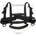 Kids ski trainer harness by Everything Baby, heavy-duty shoulder leash for skiing, skating, and snowboarding training for toddlers and kids.
