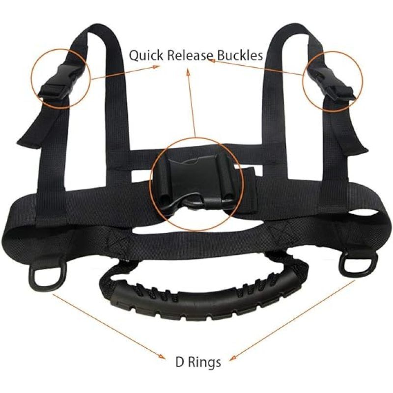 Kids ski trainer harness by Everything Baby, heavy-duty shoulder leash for skiing, skating, and snowboarding training for toddlers and kids.