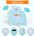 Talking cards with 224 sight words for kids, Montessori speech therapy and educational toddler toy in a toy box.