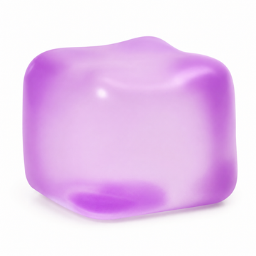 Pink Stress Cube Fidget Squishy Slow Rising Sensory Stress Ball, Soft Gel Filled Anxiety Relief Toy for Kids Teens Adults