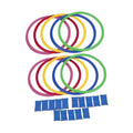 Set of 10 agility training rings for kids, 28 cm footwork hopscotch and sensory outdoor play equipment by Everything Baby