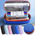 Durable fabric large capacity pencil case with zipper from Everything Baby, ideal for organizing pens and college supplies.