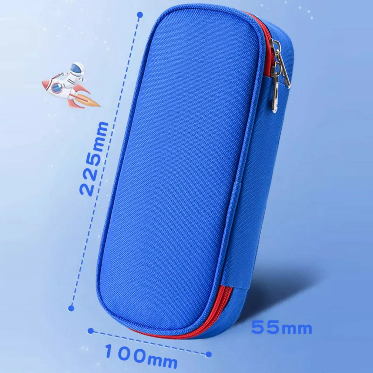 Durable fabric large capacity pencil case with zipper, ideal for office and college supplies, by Everything Baby.